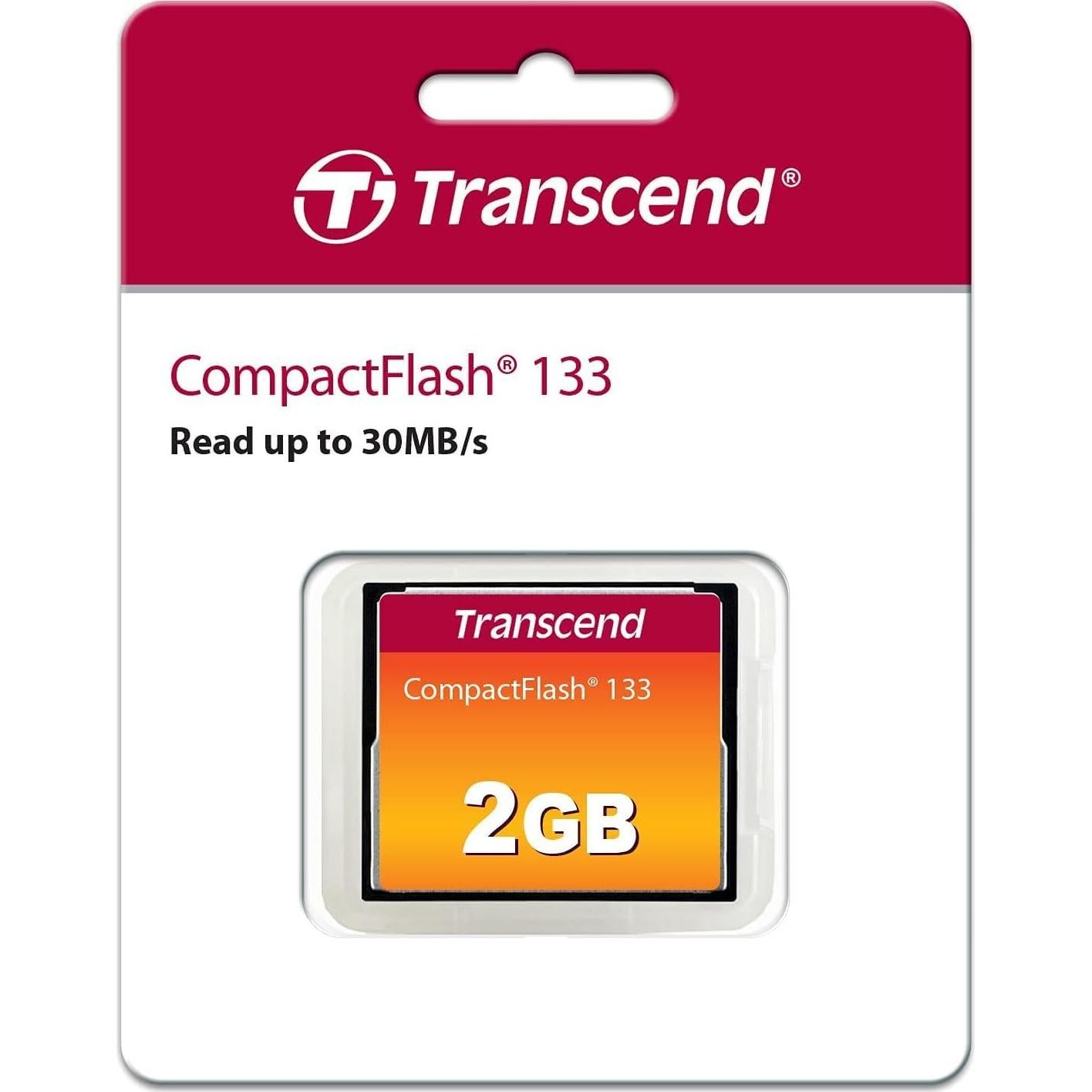 Tarjeta de Memoria CompactFlash Transcend 2GB MLC 50MB/s