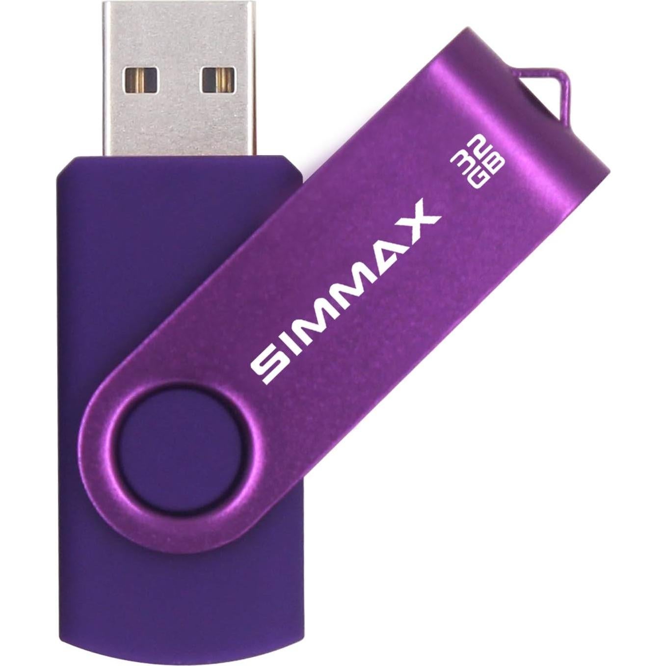 Memoria USB 32GB 2.0 QianHoo Giratoria Rápida 60MB/s