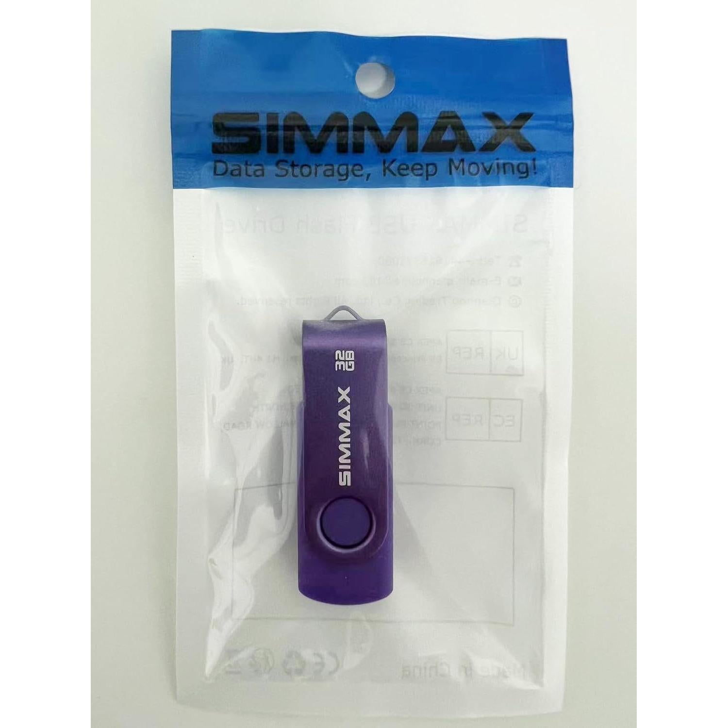 Memoria USB 32GB 2.0 QianHoo Giratoria Rápida 60MB/s