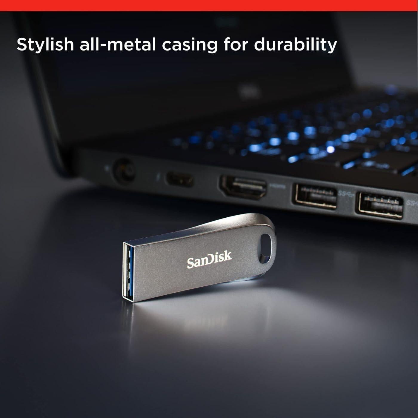 SanDisk Ultra Luxe 512GB USB 3.2 Flash Drive - 400MB/s