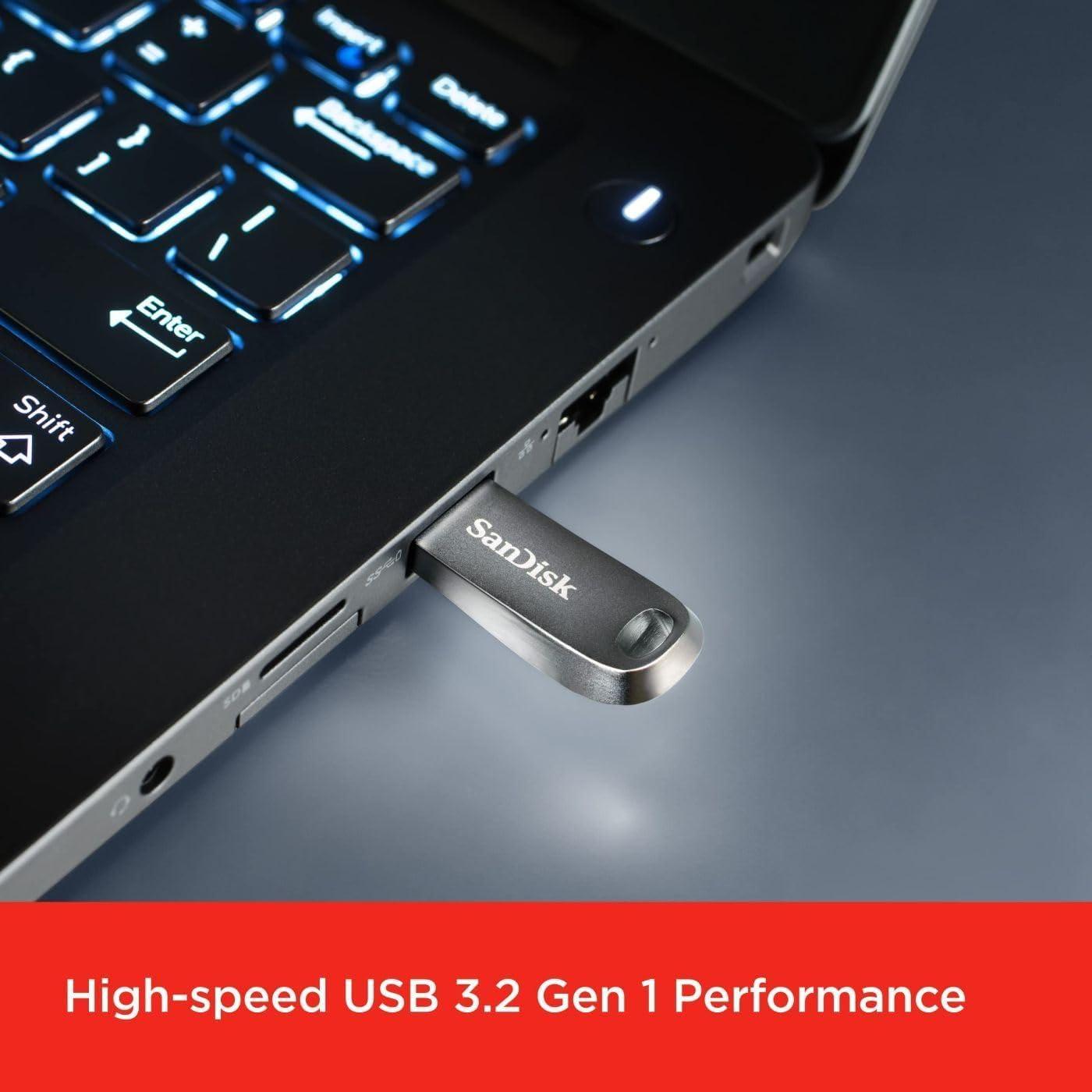SanDisk Ultra Luxe 512GB USB 3.2 Flash Drive - 400MB/s