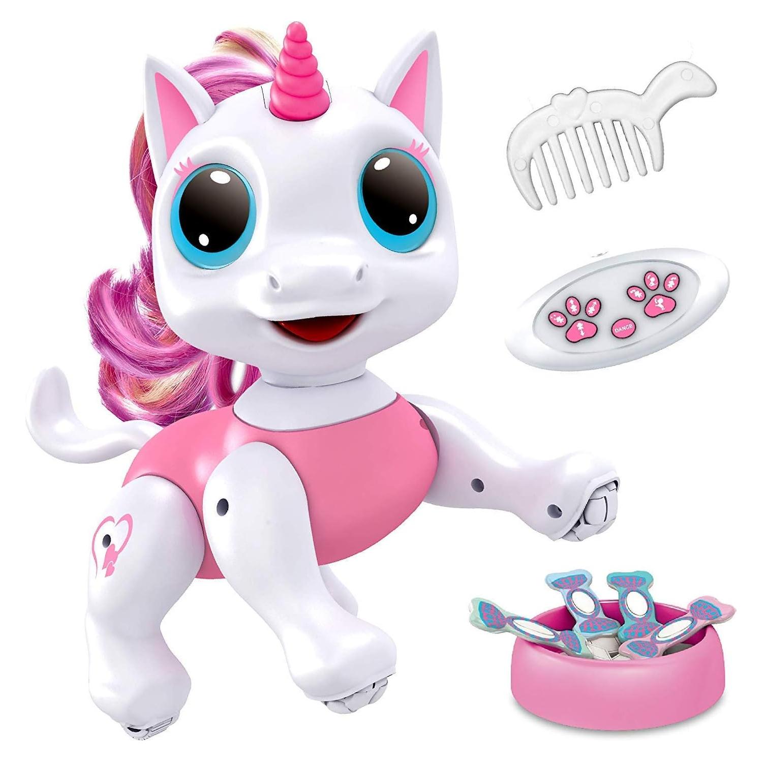 Robot Unicornio Rosa Control Remoto - Juguete Interactivo