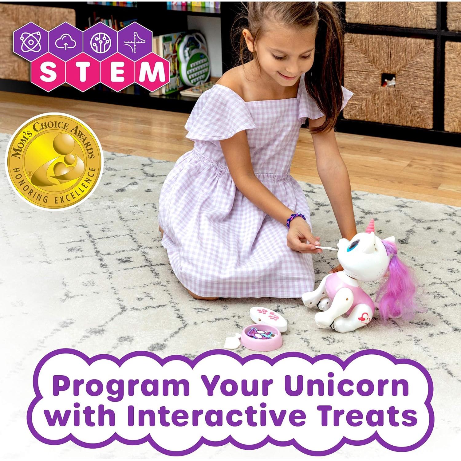 Robot Unicornio Rosa Control Remoto - Juguete Interactivo