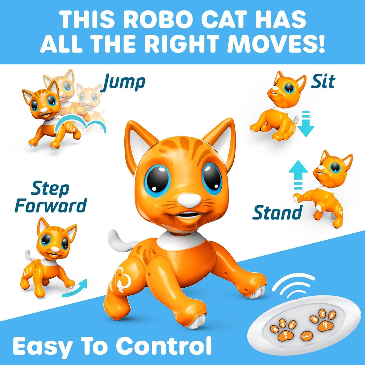 Robot Gato Interactivo Alimenta tu Diversión 8320A STEM