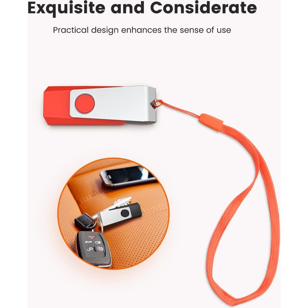 Aiibe 64GB Unidad Flash USB 3.0 - Paquete de 5 Colores Mixtos