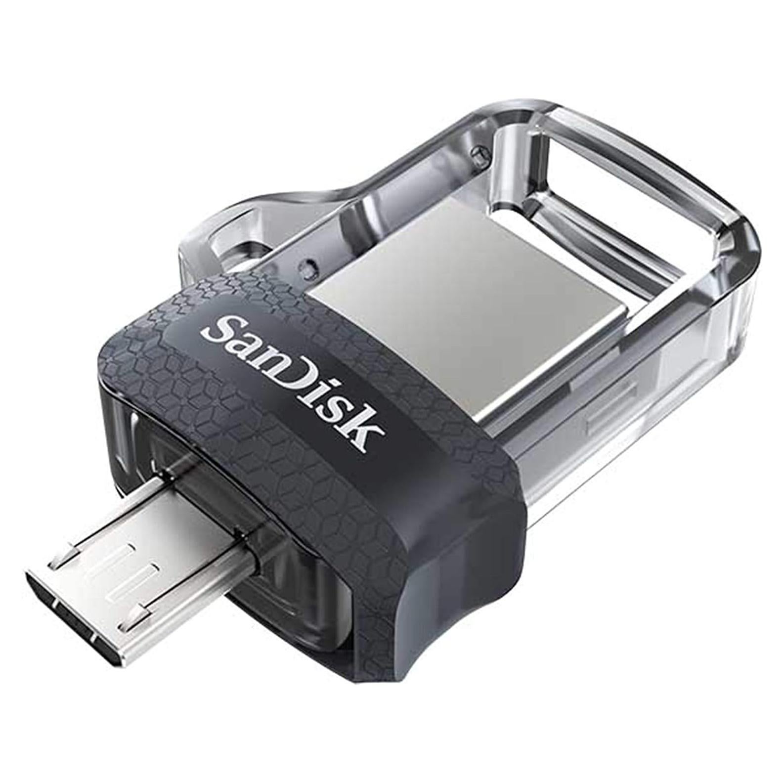 SanDisk Ultra Dual Drive 128GB USB 3.0 y microUSB Negro