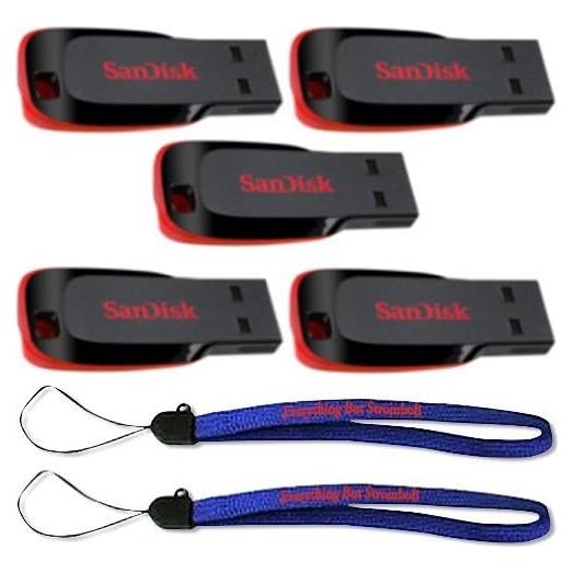 SanDisk Cruzer Blade 32GB USB 2.0 - Paquete de 5 unidades