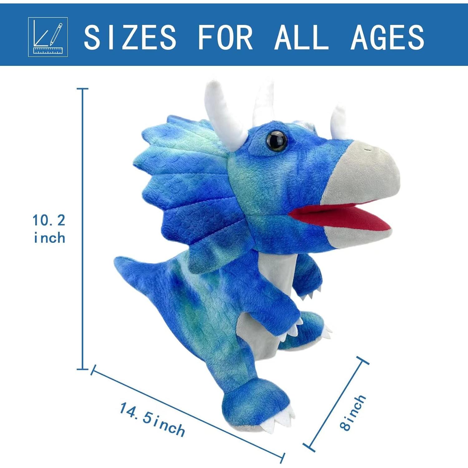 Títeres de Mano Dinosaurio JUSTQUNSEEN para Niños 3+