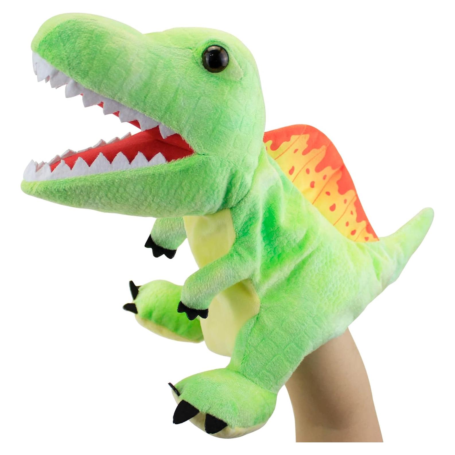 Títeres de Mano Qunze Toys Dinosaurio 21.5x19.2 cm