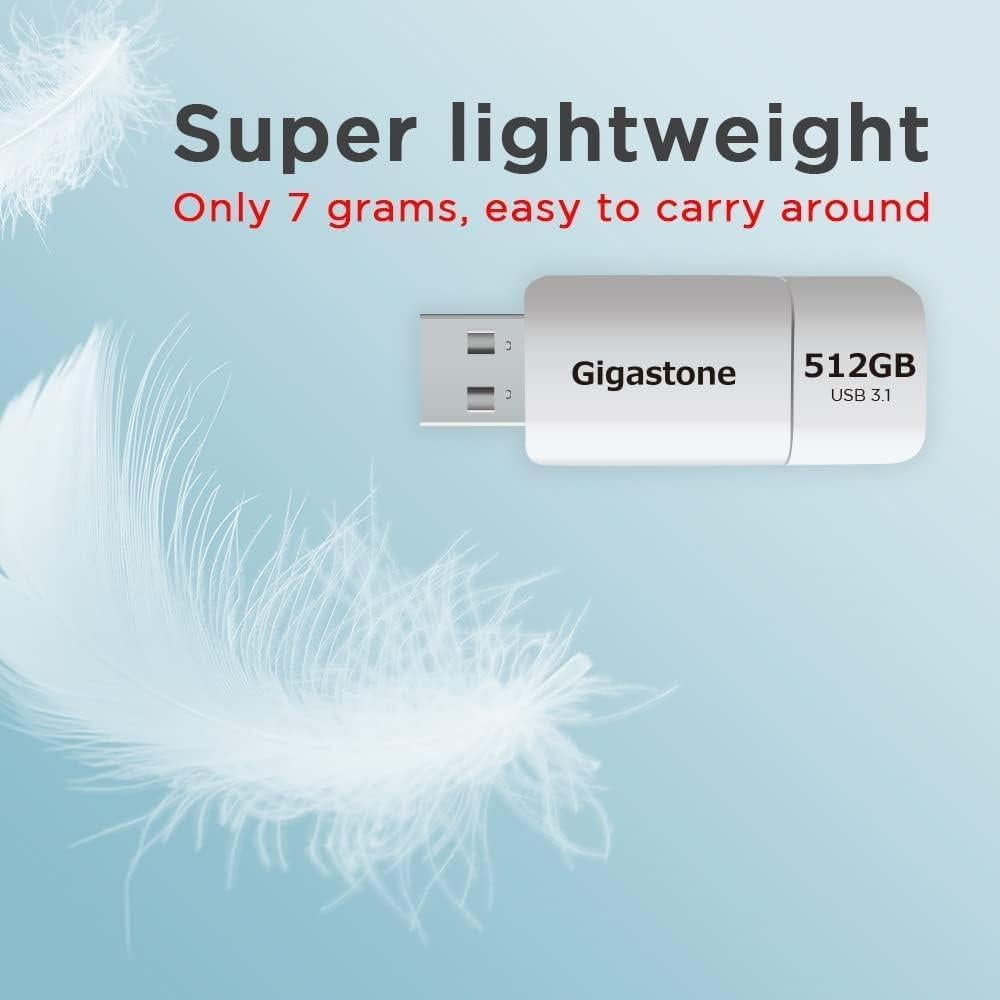 GIGASTONE 512GB Unidad Flash USB 3.2 Gen 1, 120MB/s