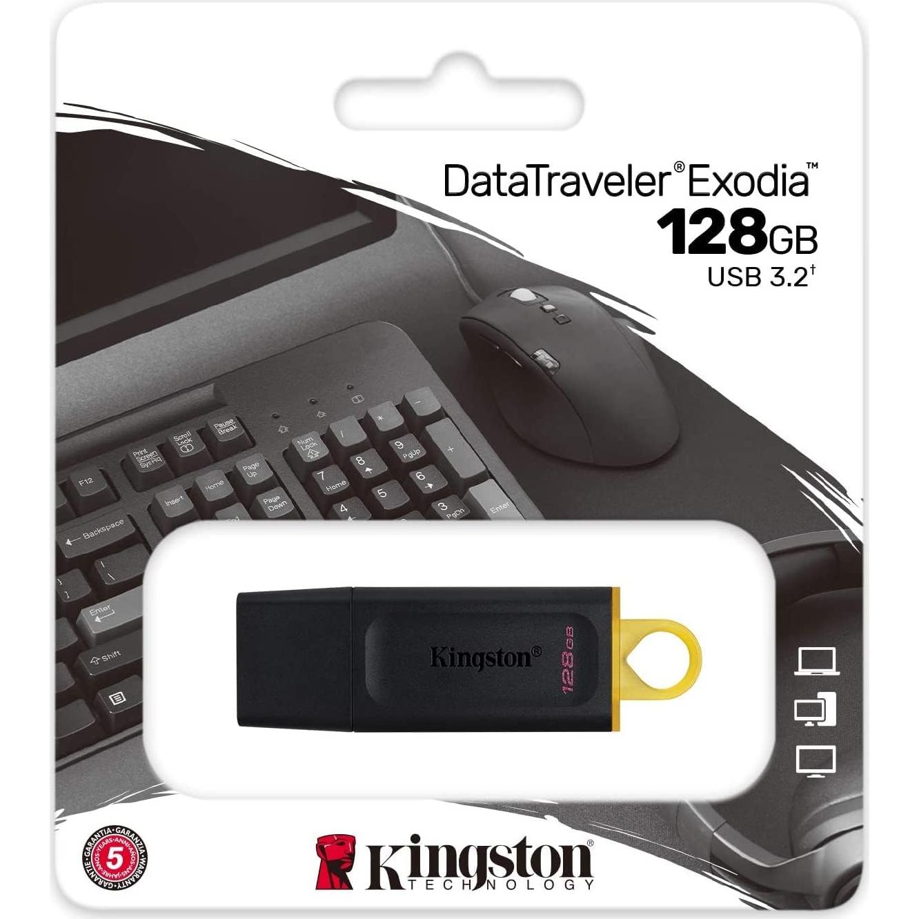 Pendrive Kingston DataTraveler Exodia 128GB USB 3.2