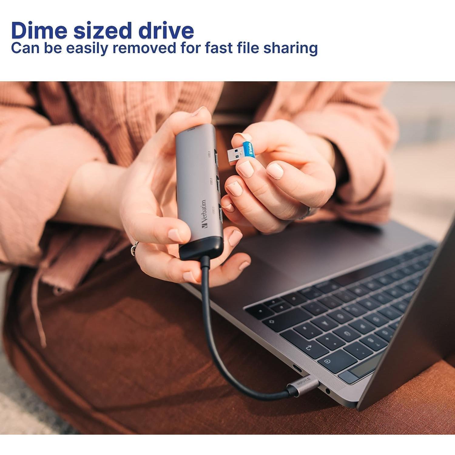 Verbatim 16GB Store 'n' Stay Nano USB 3.2 Azul