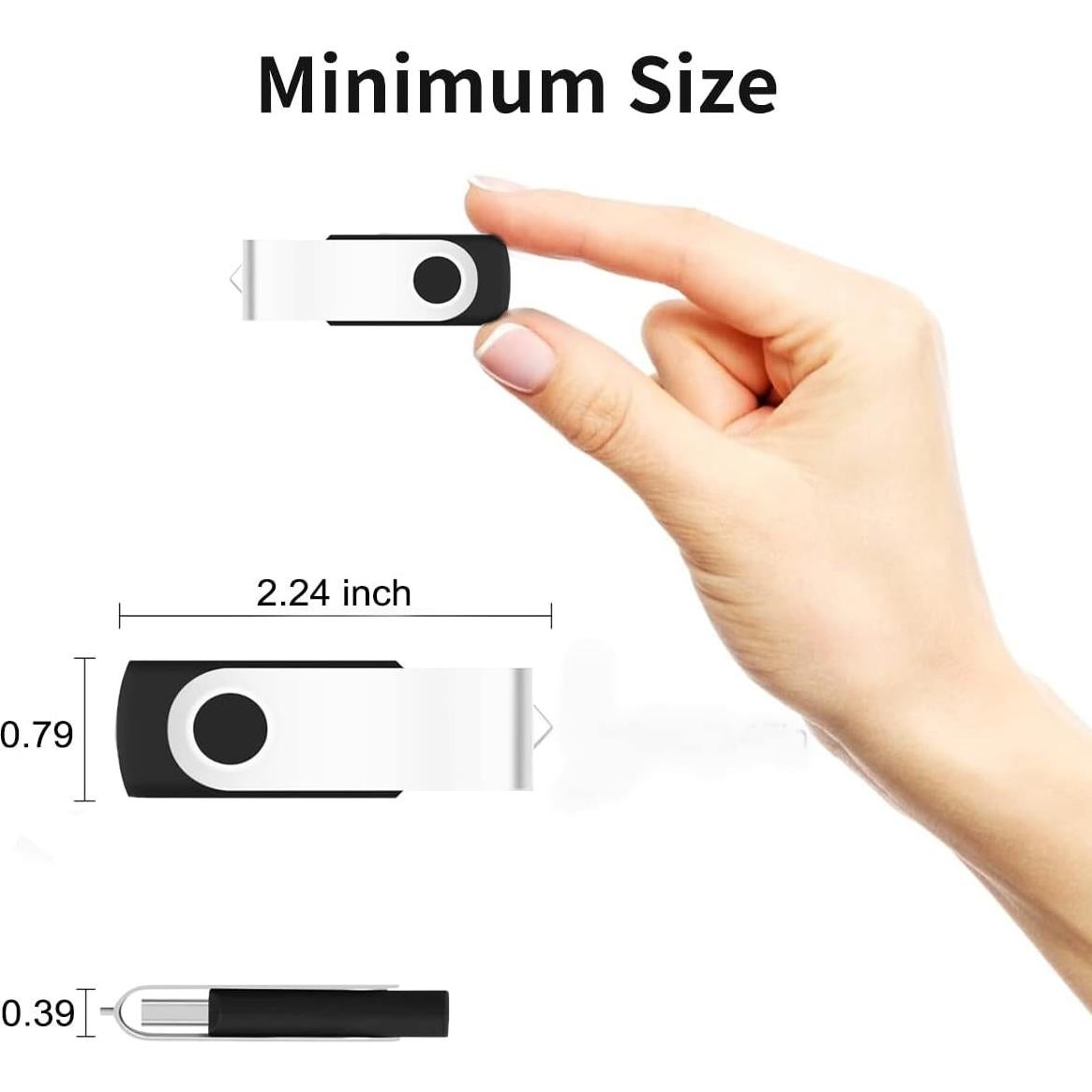 Paquete de 100 Unidades de Flash 128MB EASTBULL USB 2.0