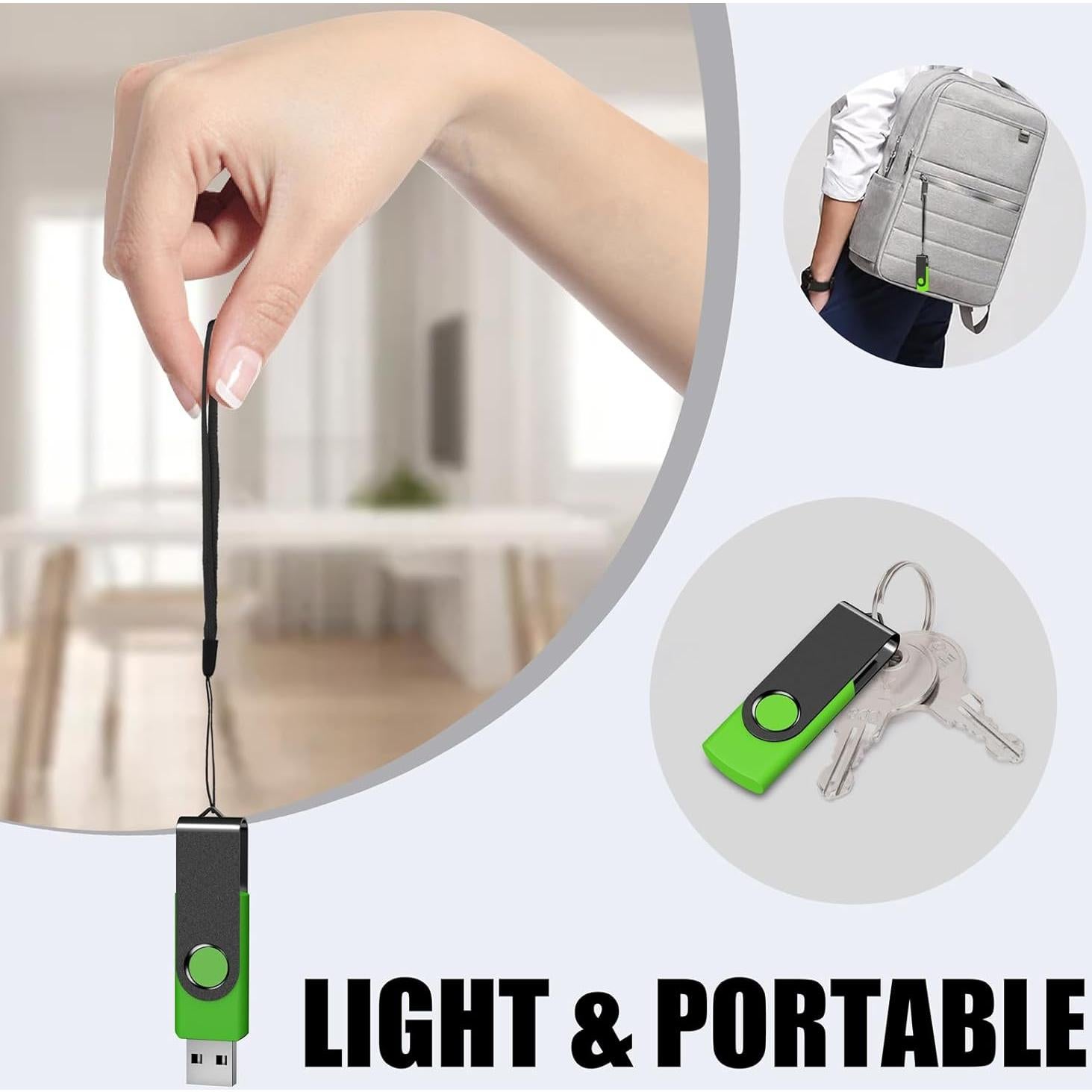 Paquete de 20 Unidades Flash USB 16GB EASTBULL USB 2.0