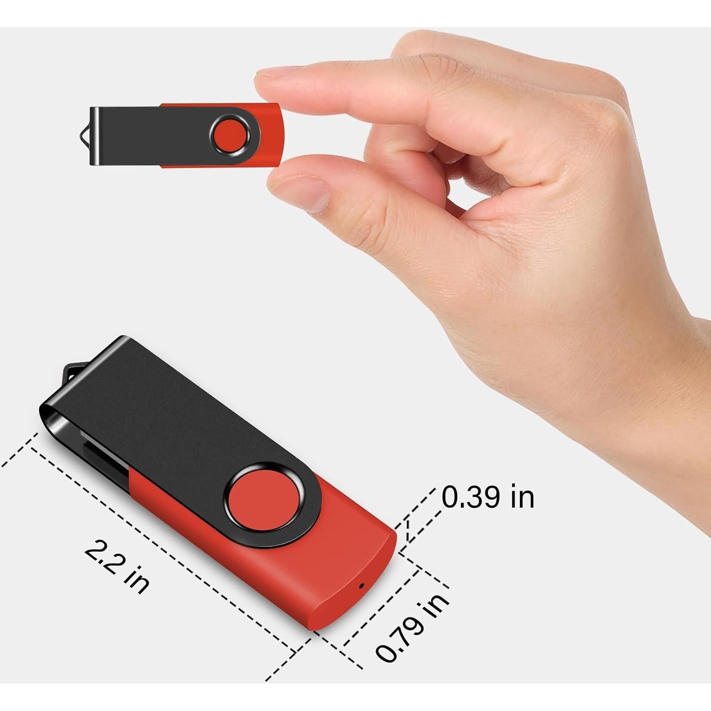 Paquete de 20 Unidades Flash USB 16GB EASTBULL USB 2.0