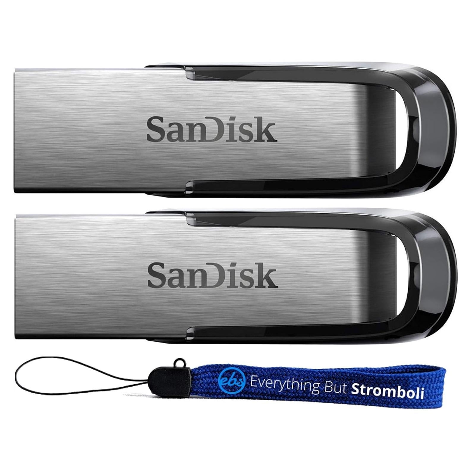 SanDisk Ultra Flair USB 3.0 32GB 2 Paquete Alto Rendimiento