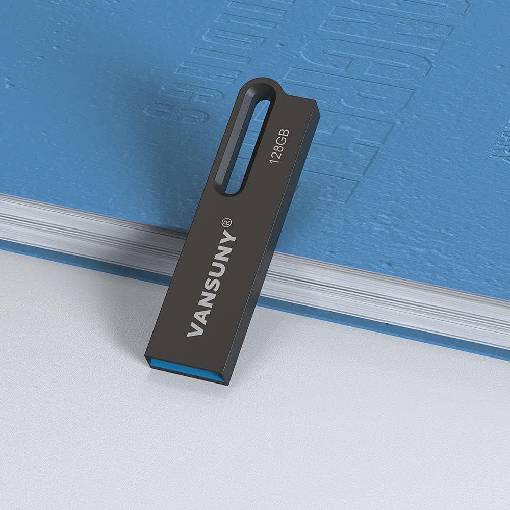 Vansuny 128GB Unidad Flash USB 3.0 Metal Impermeable