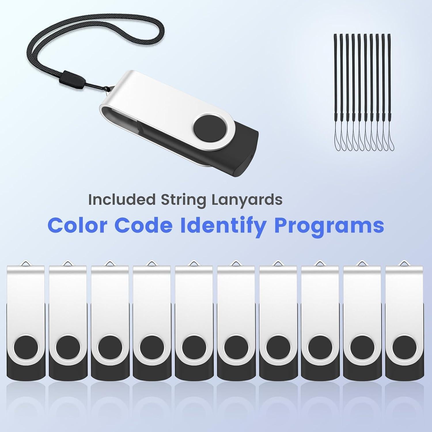 Memoria USB 1GB ABLAZE Pack 50 Unidades USB 2.0 Negro