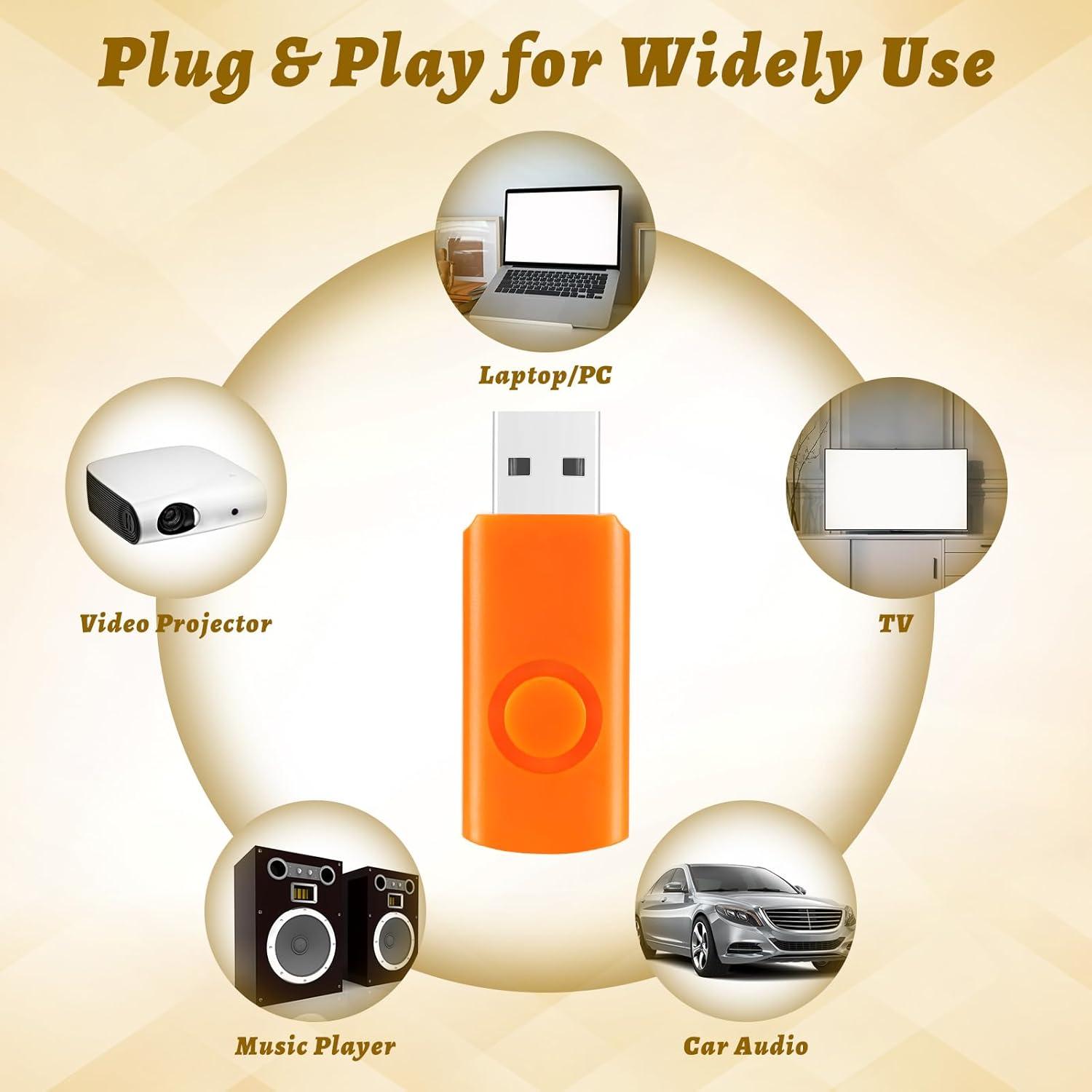 50 Unidades Flash USB 128MB Kanayu 2.0 5 Colores