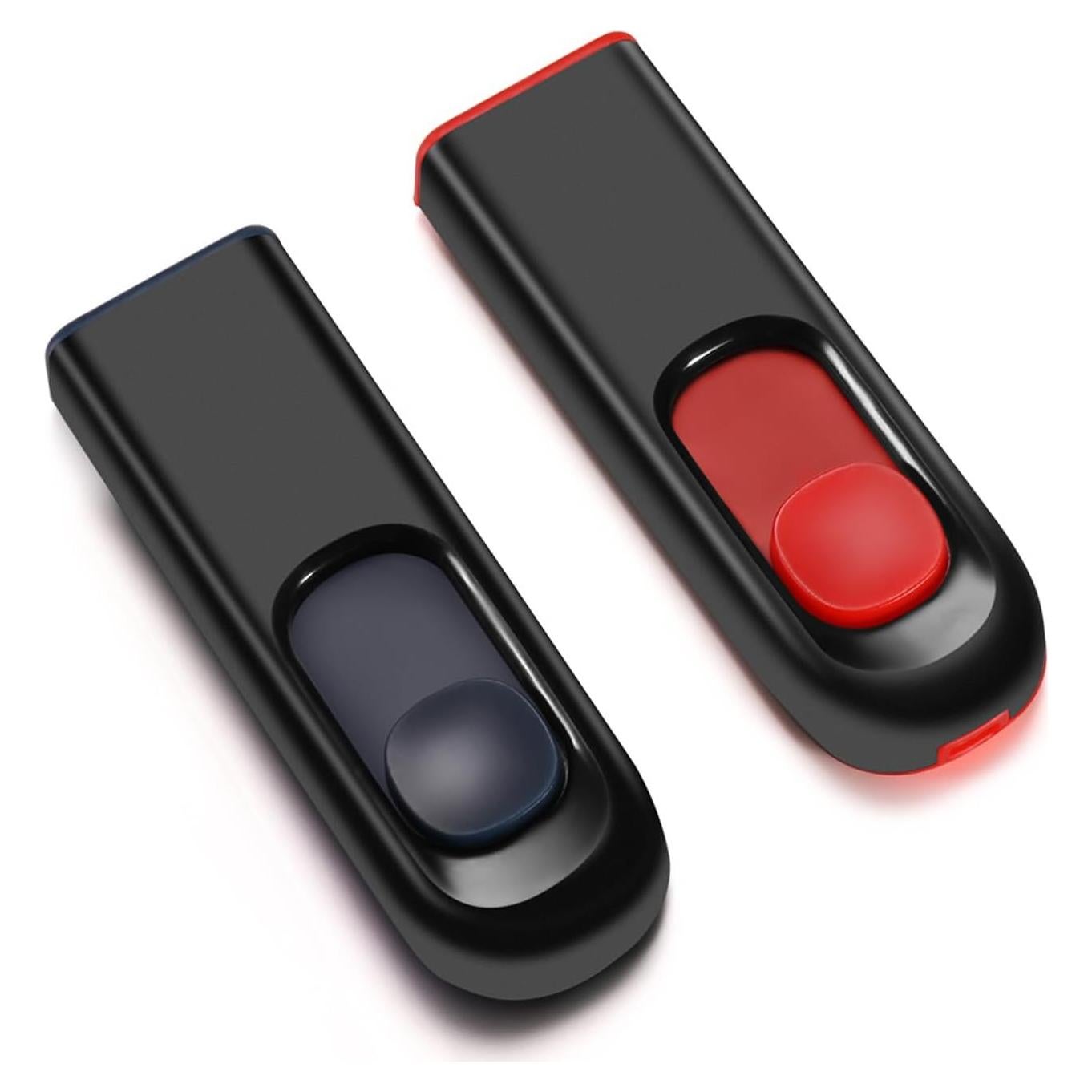 Paquete de 2 Unidades Flash USB 2.0 Maspen 64GB Retráctil