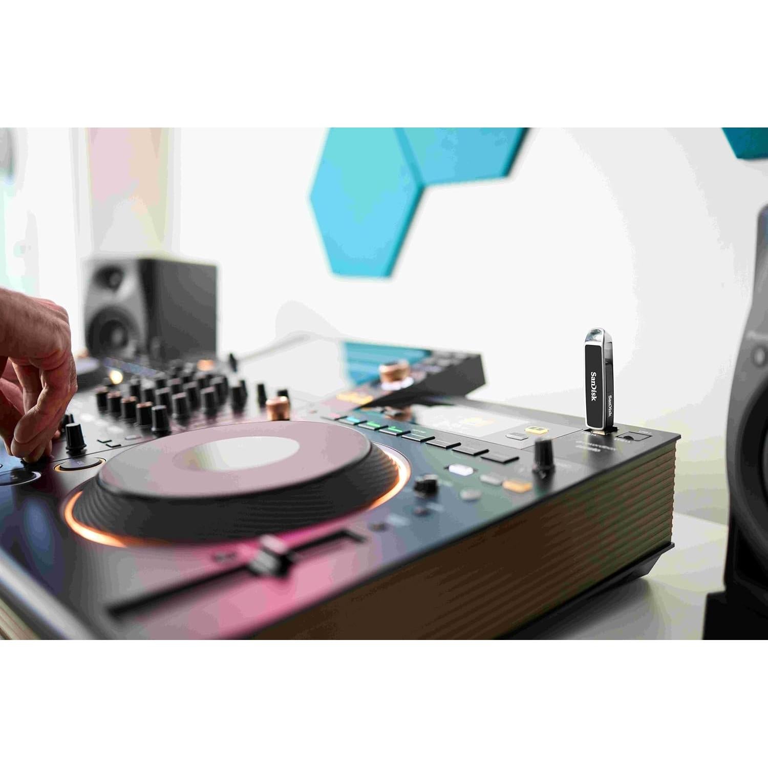 SanDisk DJ Flash Drive 512GB USB-C y USB-A 1000MB/s