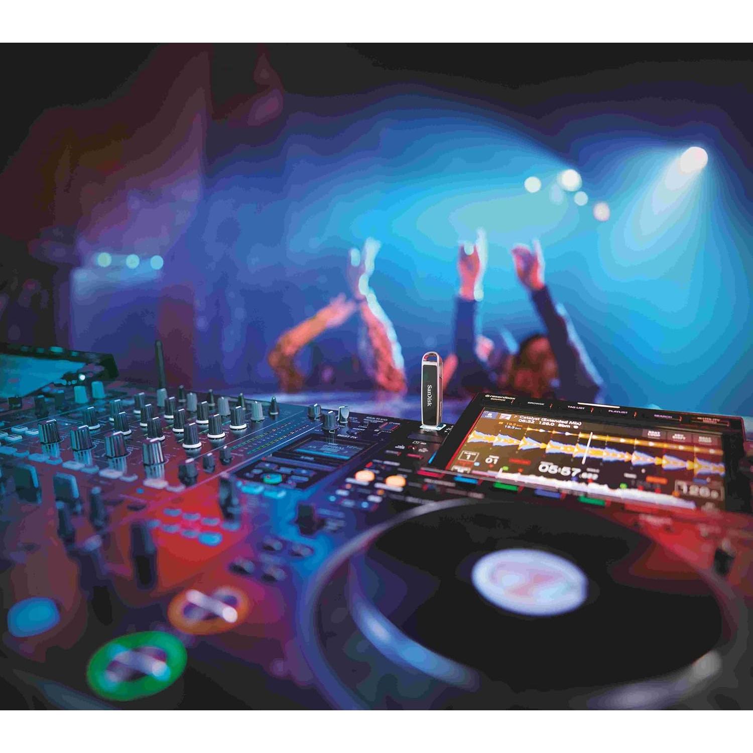 SanDisk DJ Flash Drive 512GB USB-C y USB-A 1000MB/s