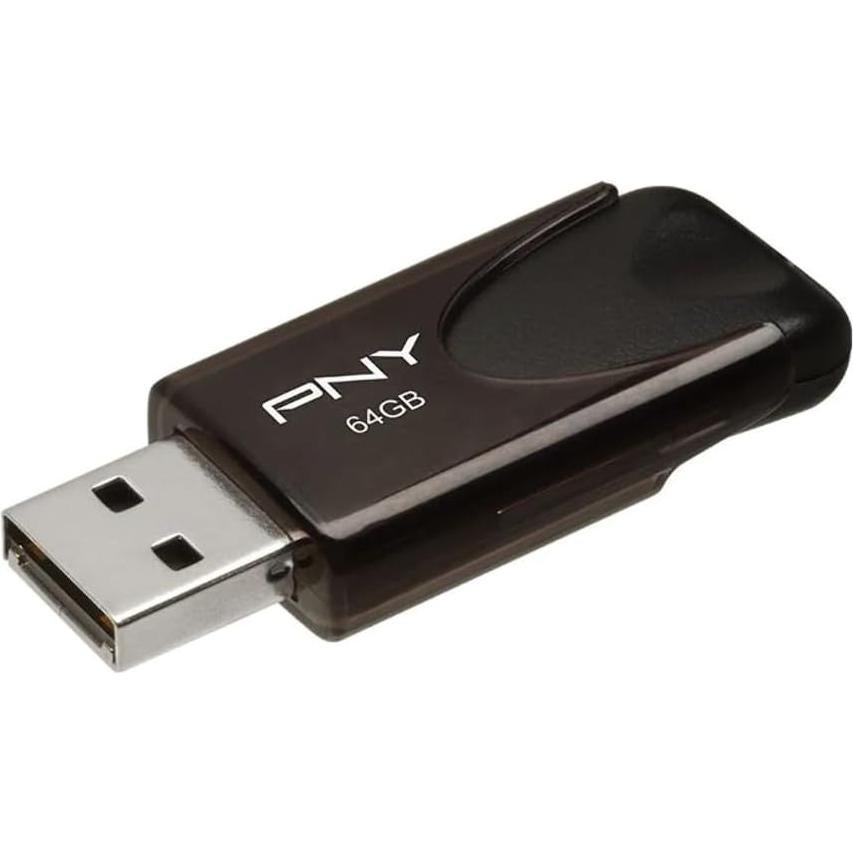 Pendrive PNY 64GB Attaché 4 USB 2.0 Negro