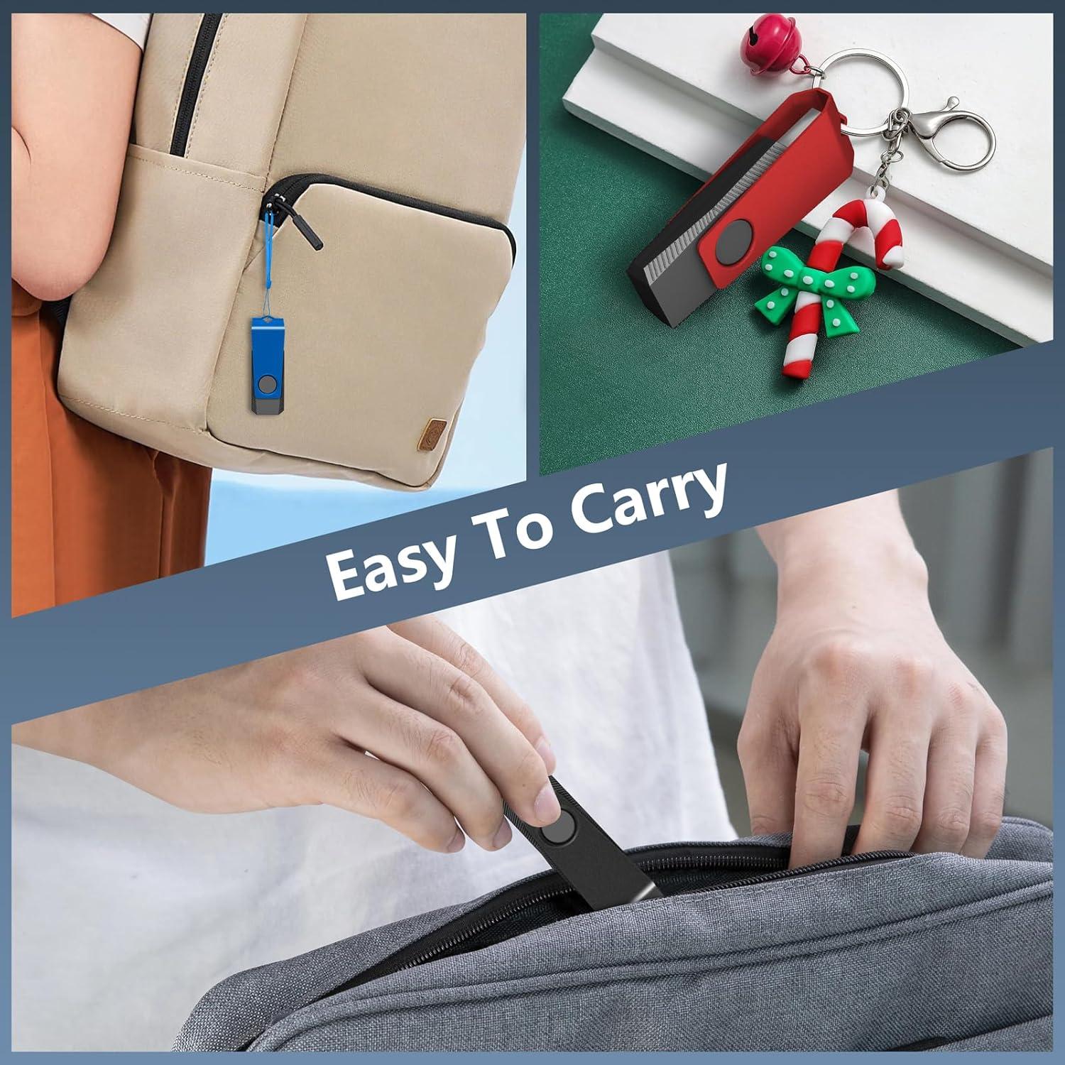 Paquete de 10 Pendrives USB 2.0 AGECASH A 1GB Multicolor