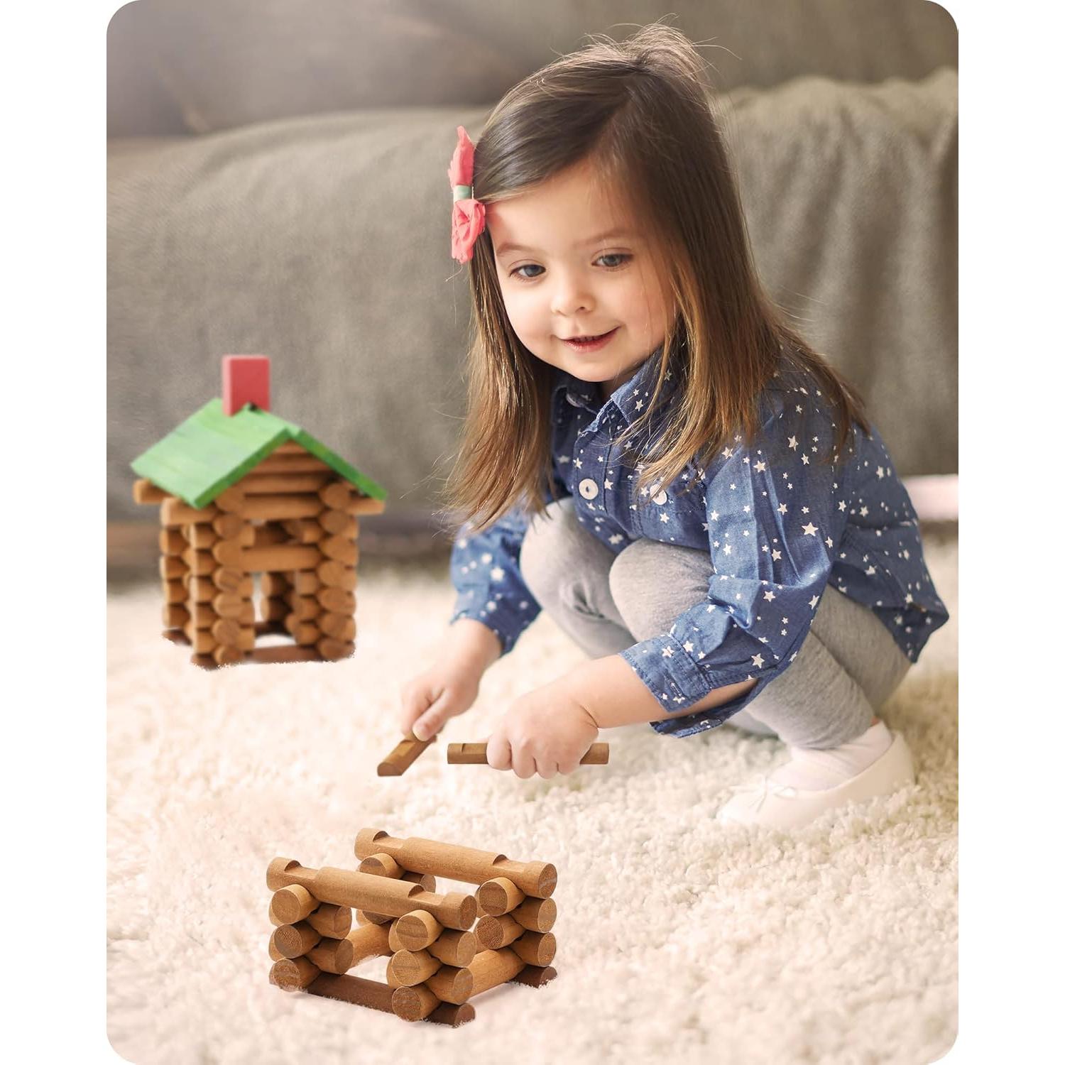 Juego de Construcción de Cabaña de Madera SainSmart Jr. 300 PCS