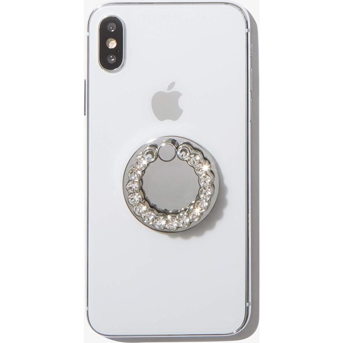 Anillo para teléfono Sonix con cristales rhinestone Plata