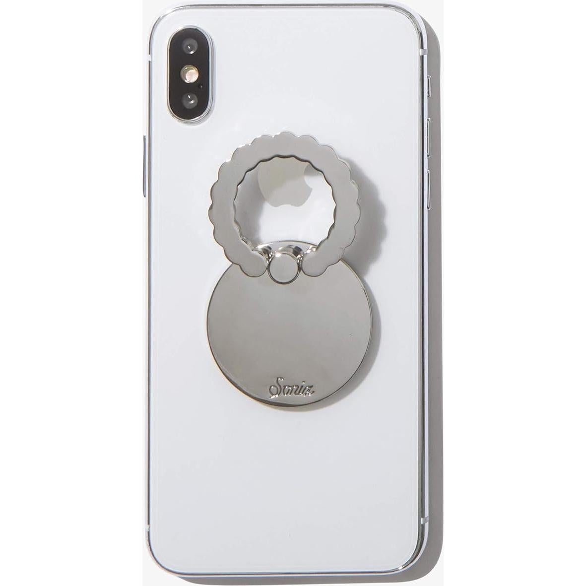 Anillo para teléfono Sonix con cristales rhinestone Plata