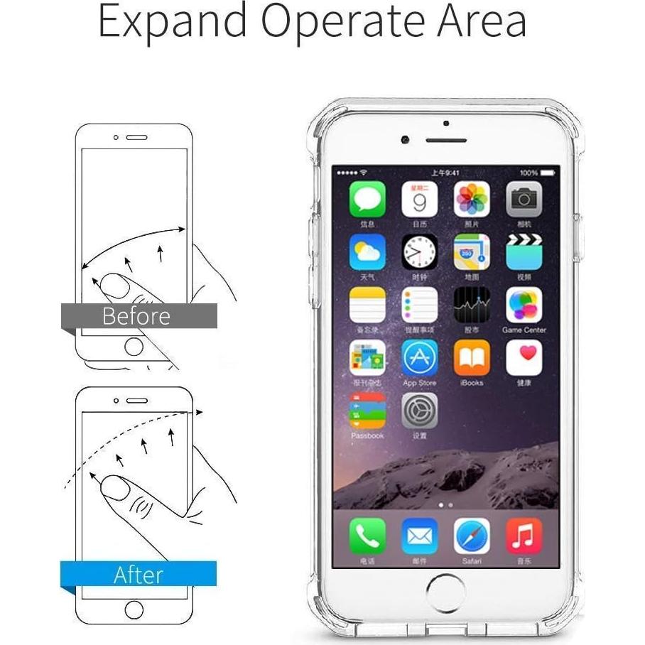 Soporte Anillo para Teléfono Móvil Exoer Transparente - 4 Piezas