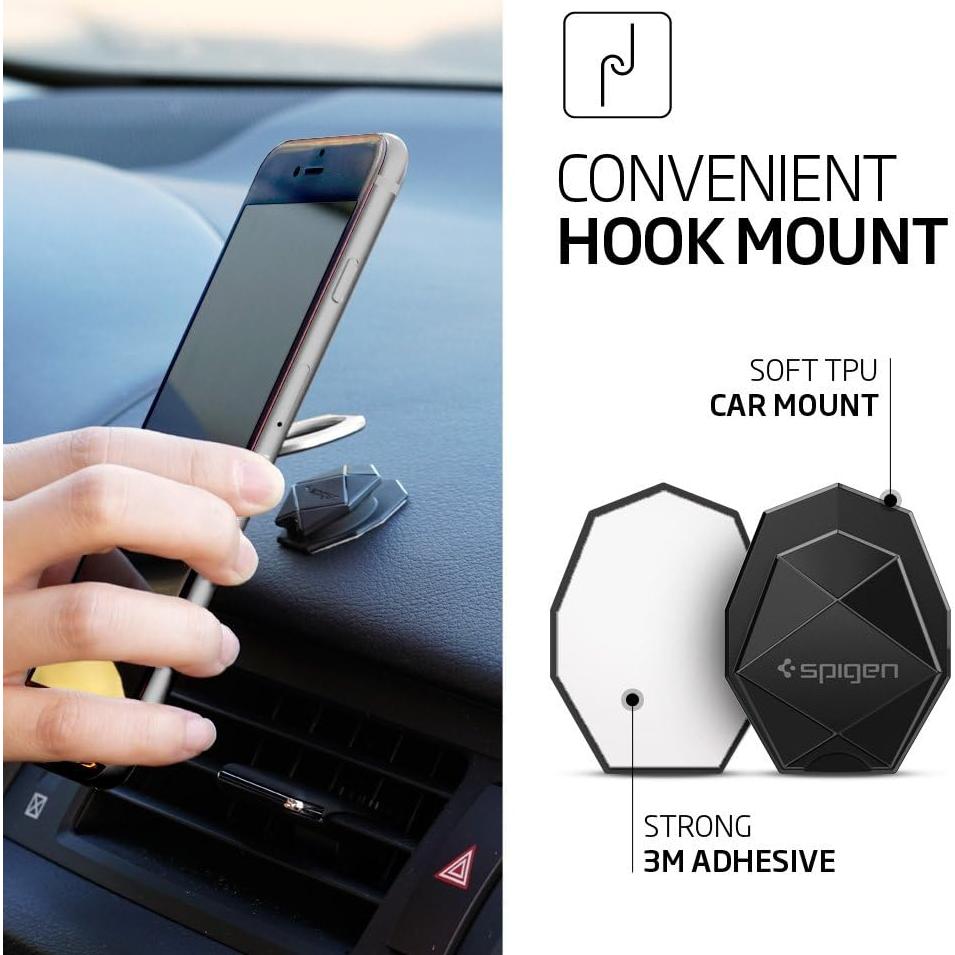 Anillo Soporte Spigen para Teléfono Móvil Negro - SGP11845