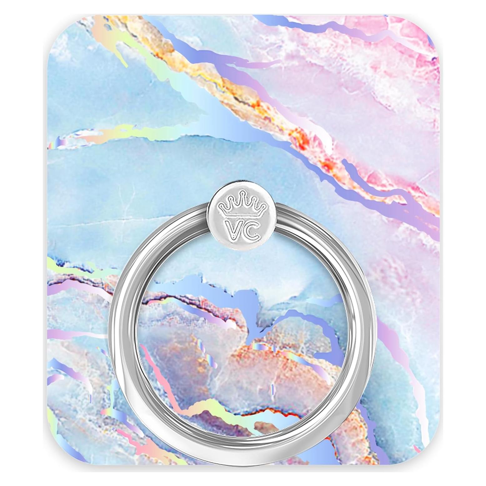 Soporte para Teléfono Velvet Caviar - Anillo Agarre Holográfico