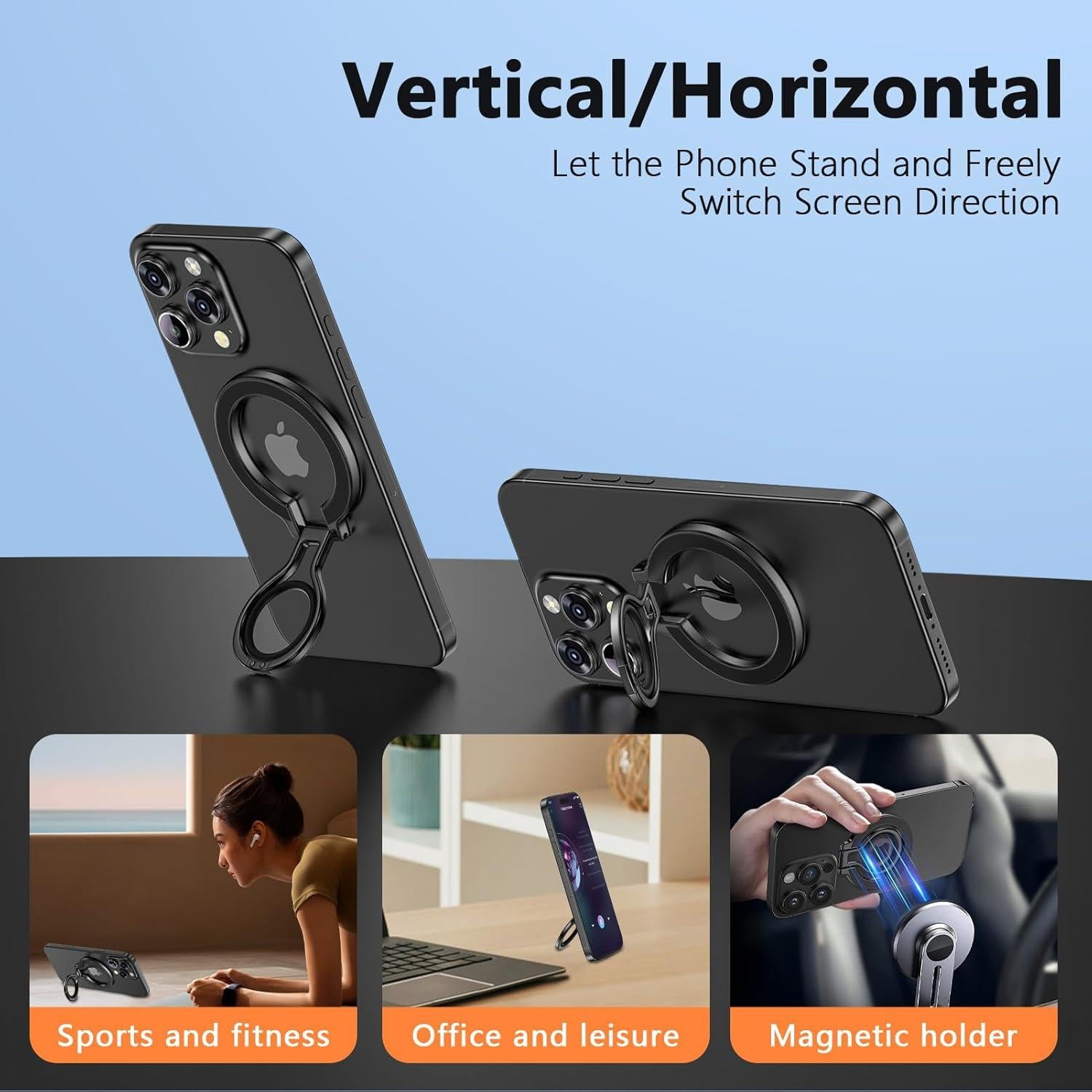 Soporte Magnético para Teléfono CebKit con Anillo MagSafe