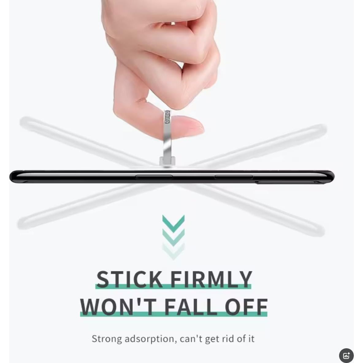 Soporte para Anillo de Teléfono Móvil VRIINGTA 360° Transparente