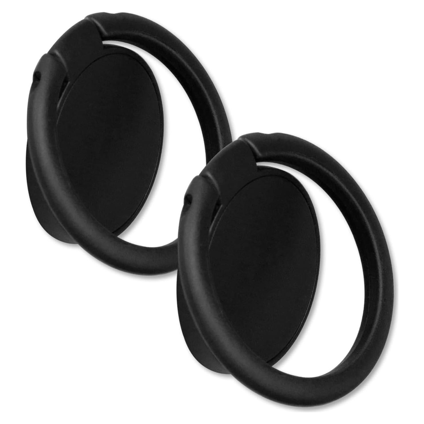 Soporte de Anillo para Teléfono Wansurs Negro Ultra Delgado