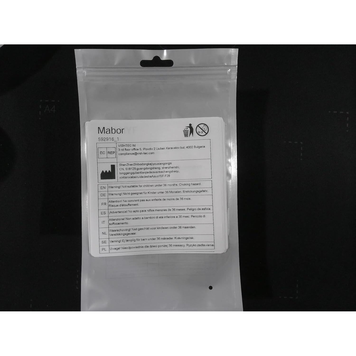 Soporte de Anillo para Teléfono Mariposa Mabor Azul 360°