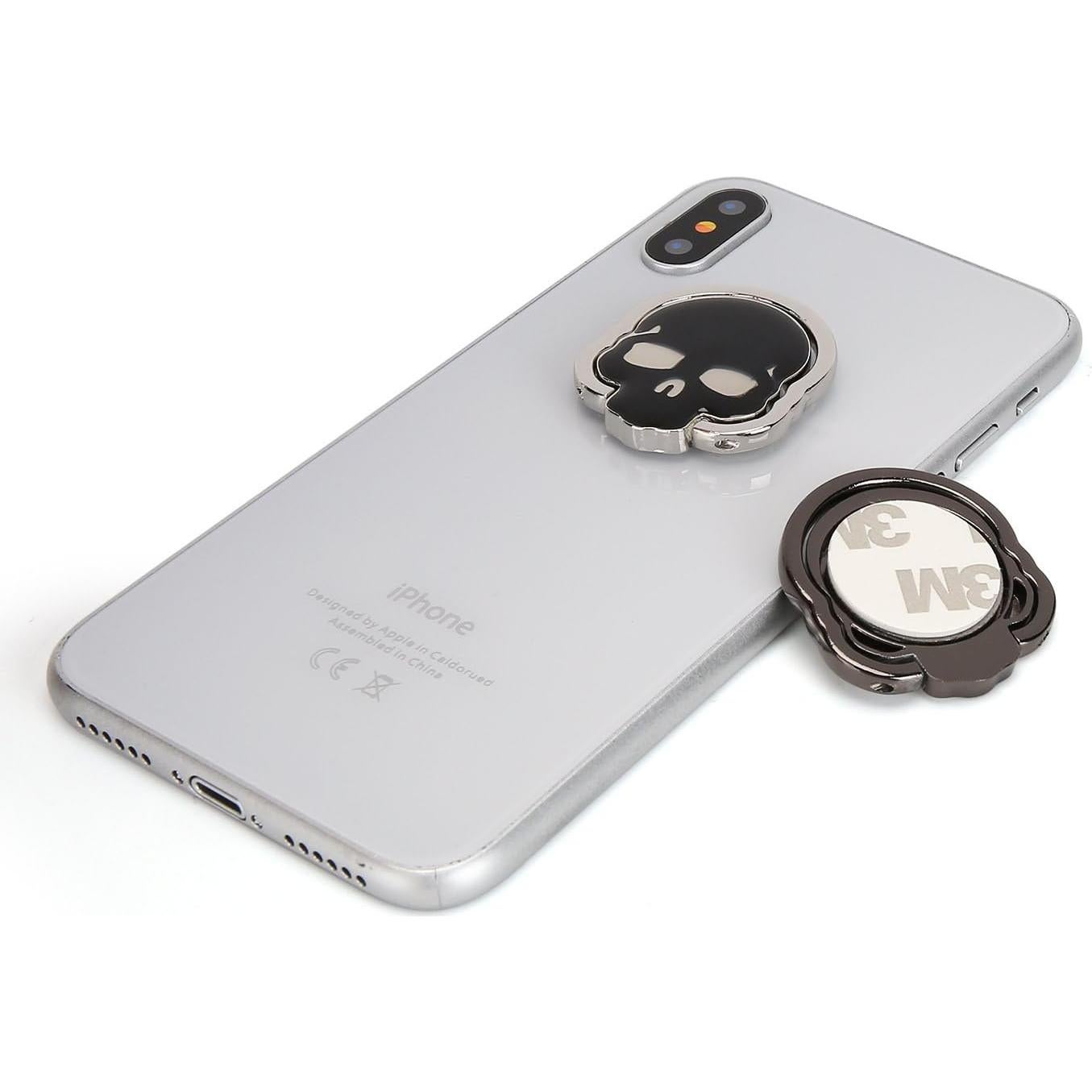 Soporte de Anillo para Teléfono homEdge, Ajustable 360° - Negro y Blanco