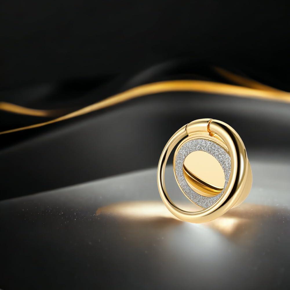 Soporte para anillo de teléfono móvil LLK Oro 360° ajustable