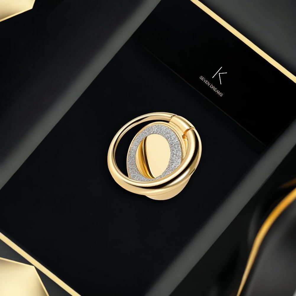 Soporte para anillo de teléfono móvil LLK Oro 360° ajustable