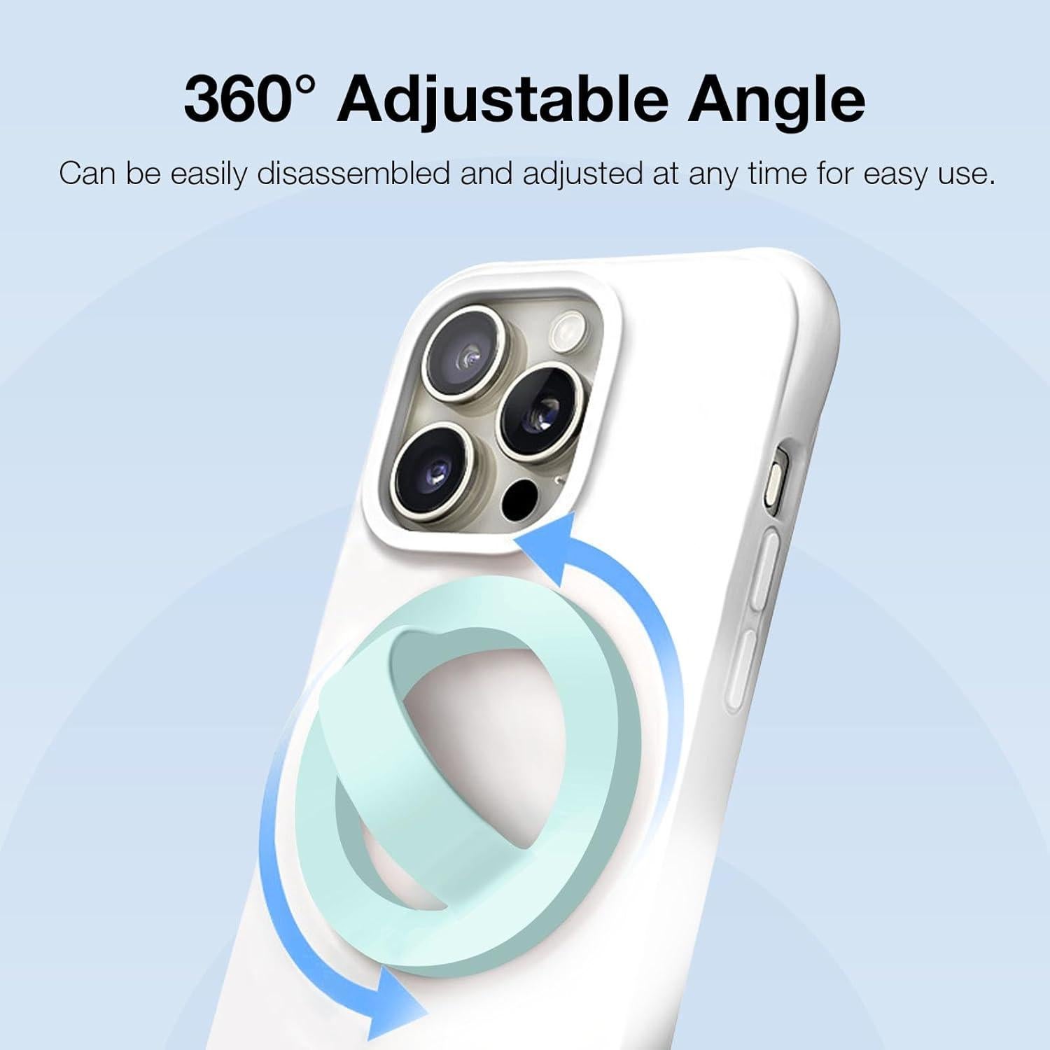 Agarradera Magnética de Silicona Yovimak para iPhone 16/15/14/13/12