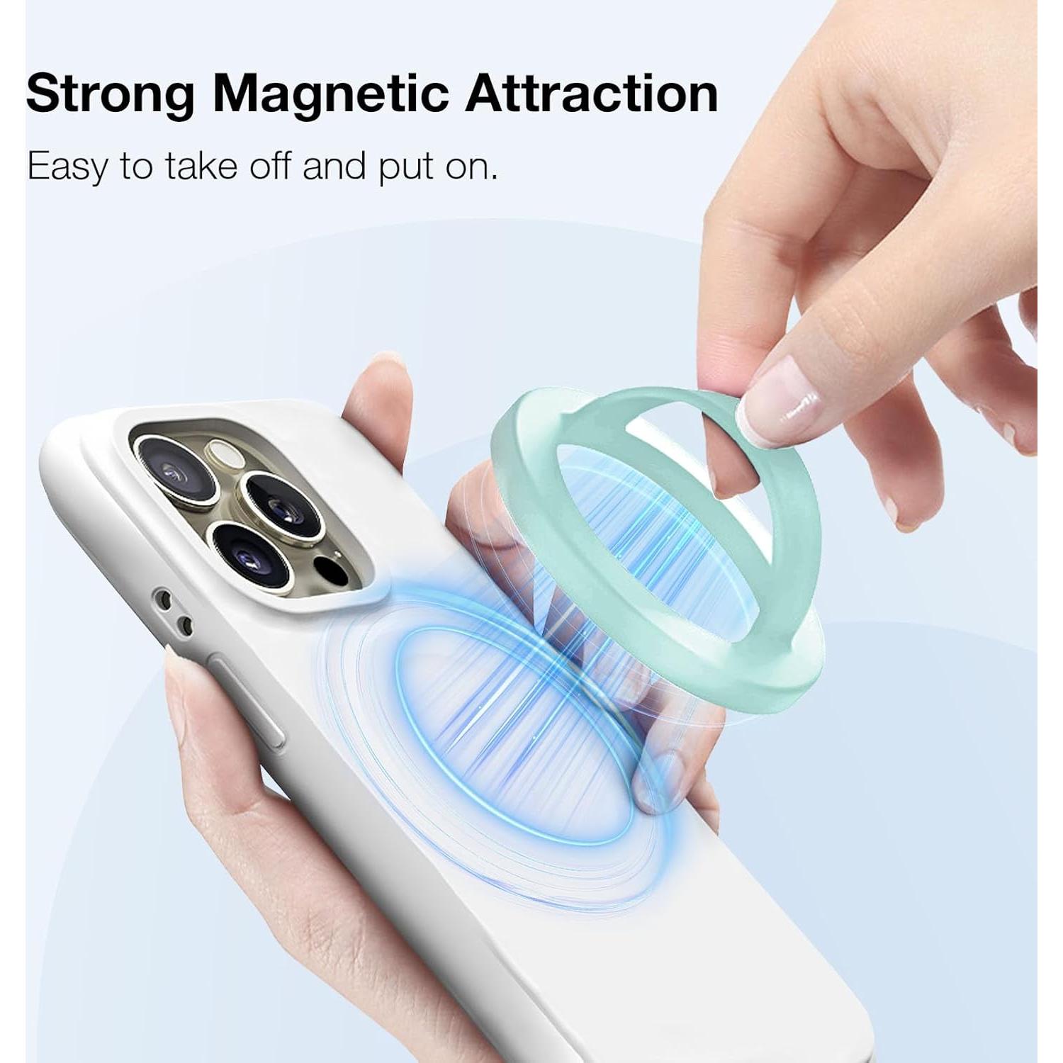 Agarradera Magnética de Silicona Yovimak para iPhone 16/15/14/13/12