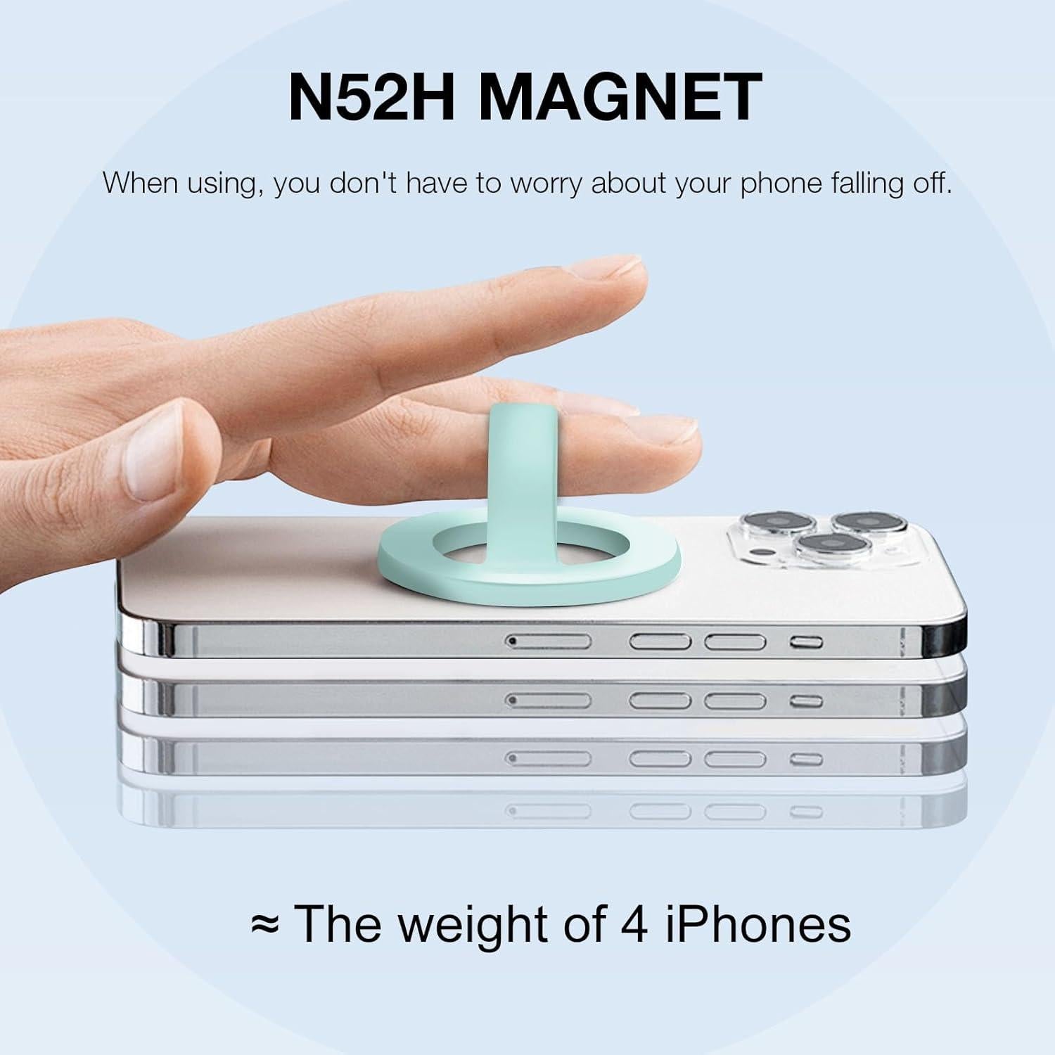 Agarradera Magnética de Silicona Yovimak para iPhone 16/15/14/13/12