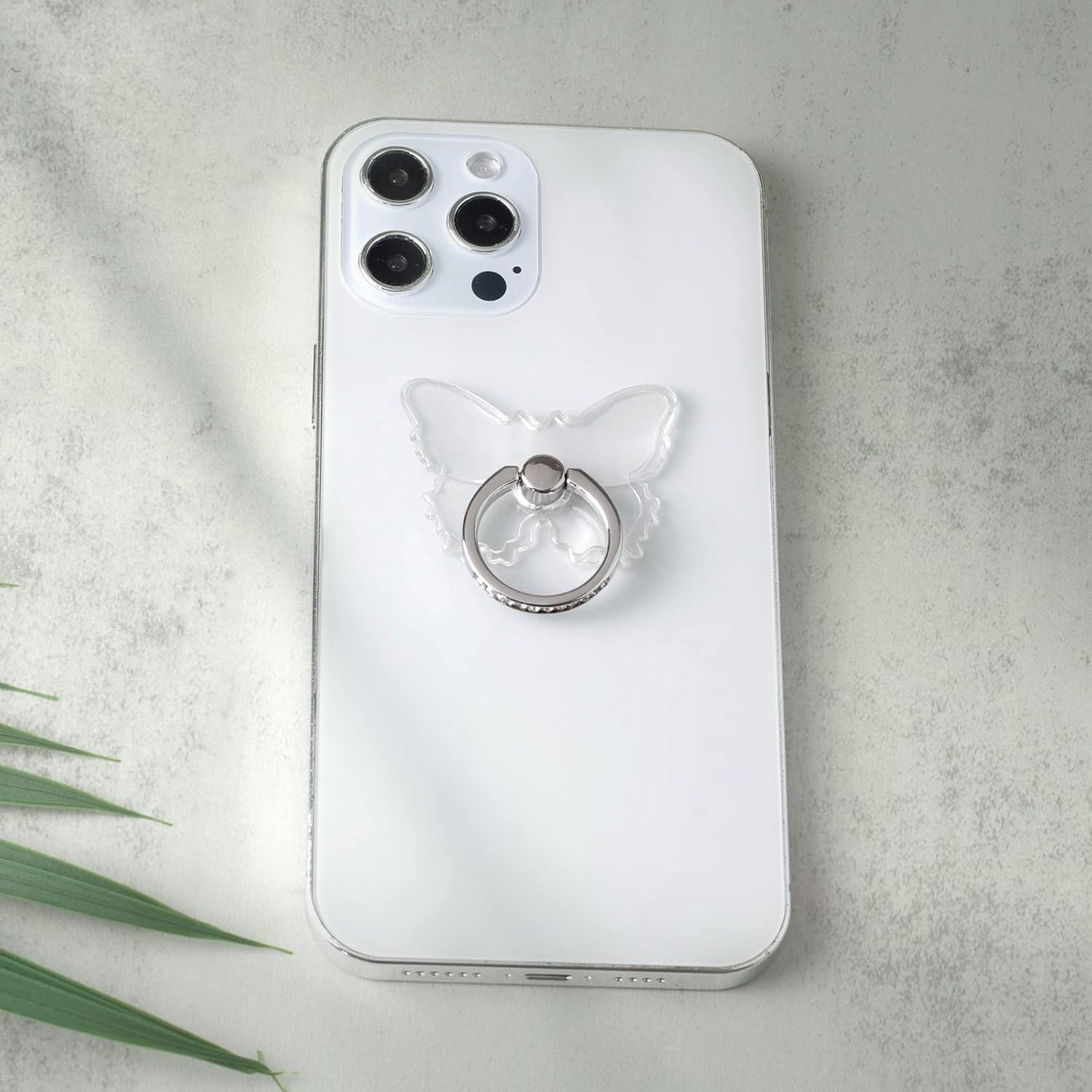 Soporte para Anillo de Teléfono Wansurs Mariposa Ajustable 360°