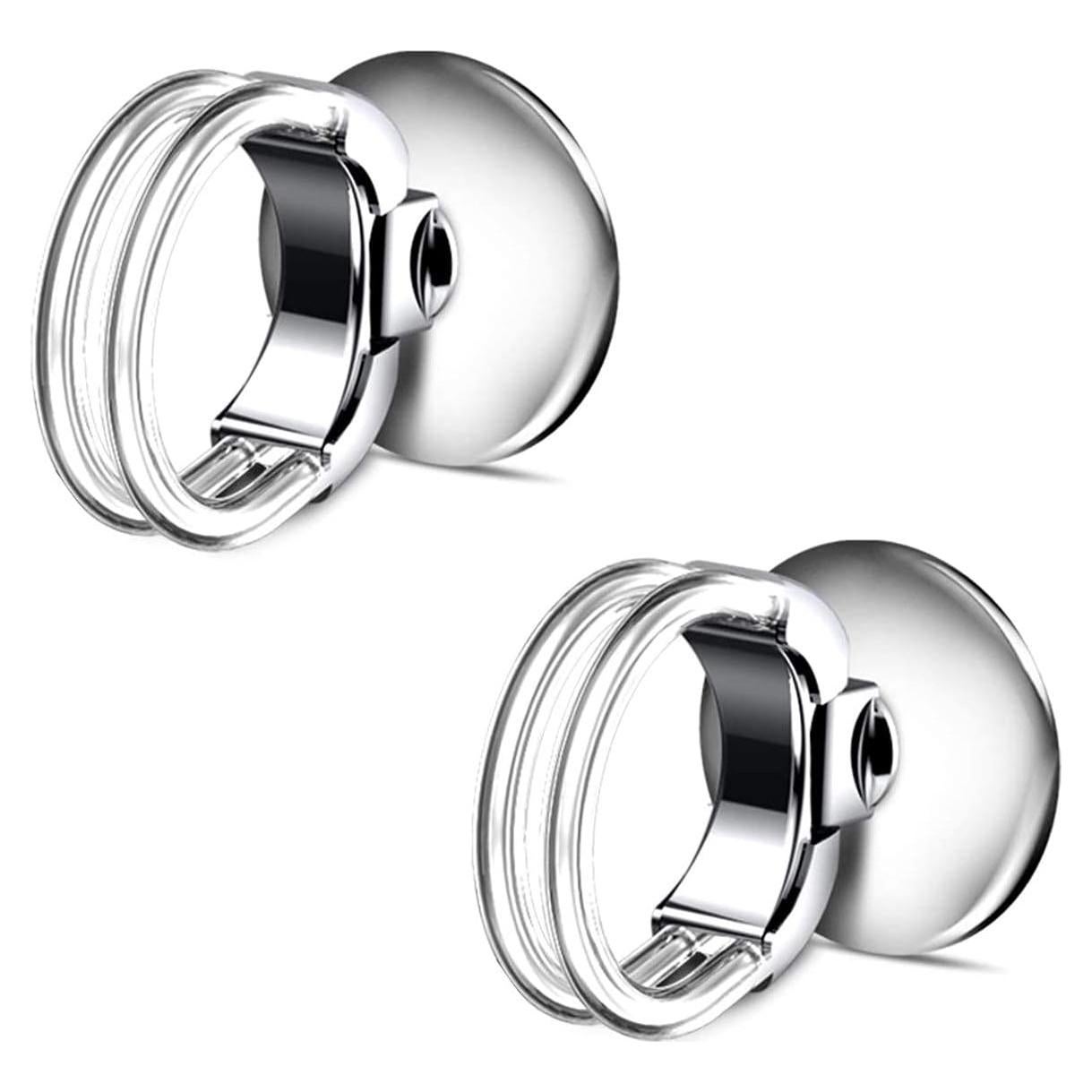 Soporte para Anillo de Teléfono Tvoip 2 Pcs Plata 360° Rotatable