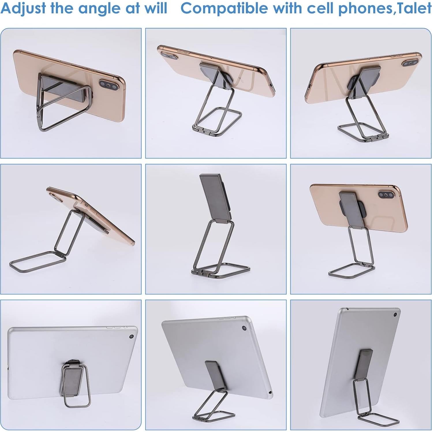 Soporte para teléfono Cobee, anillo ajustable 360° negro