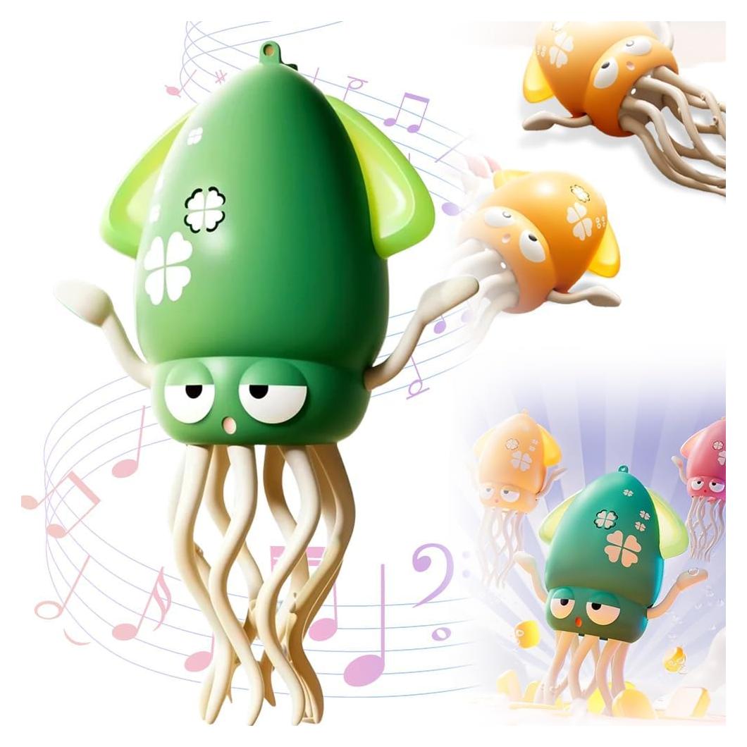 Juguete Eléctrico para Mascotas Crymoy Pulpo Verde 20cm