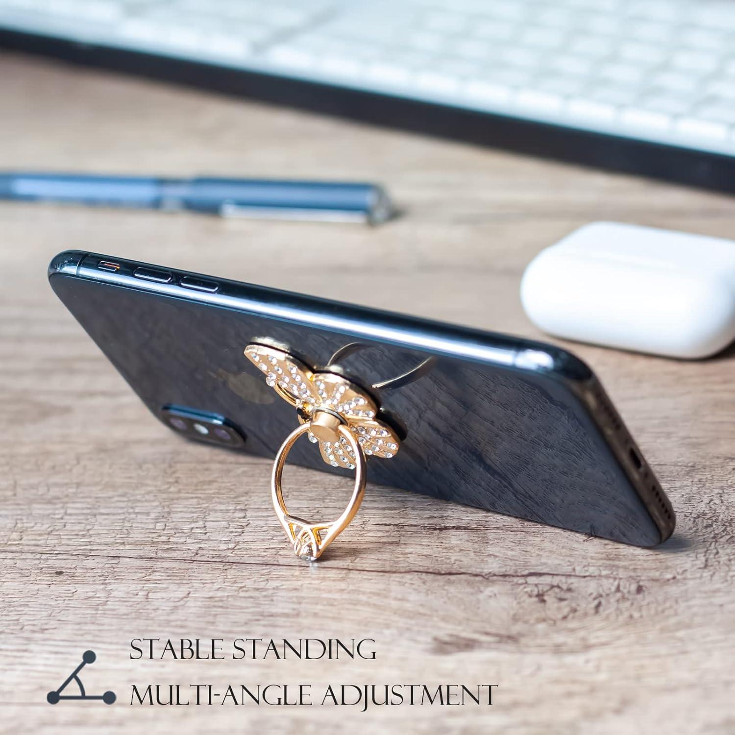 Soporte de Anillo para Teléfono Brillante Wansurs - 2 Paquetes