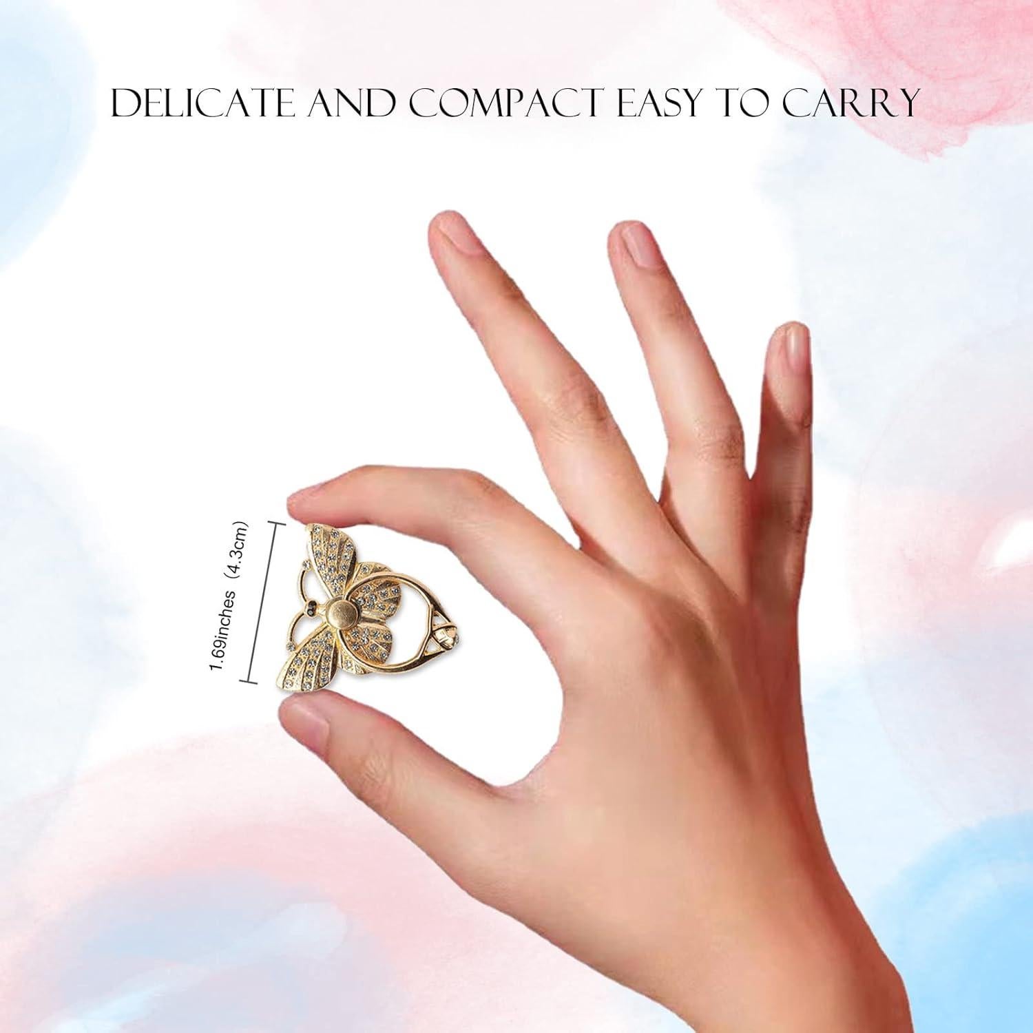 Soporte de Anillo para Teléfono Brillante Wansurs - 2 Paquetes